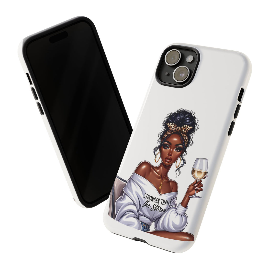 Stronger Than The Storm Phone Case – Chic Strong Woman Design