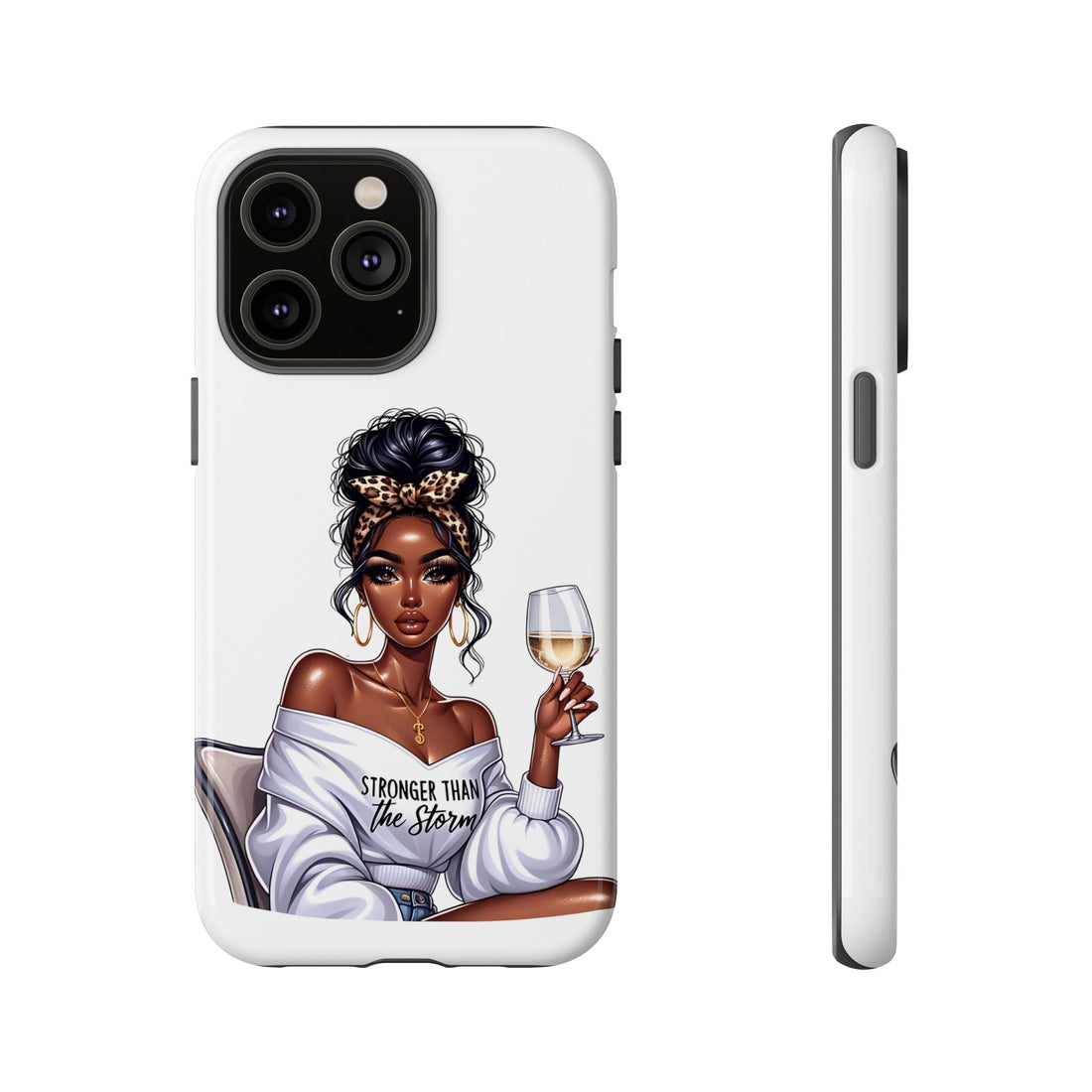 Stronger Than The Storm Phone Case – Chic Strong Woman Design