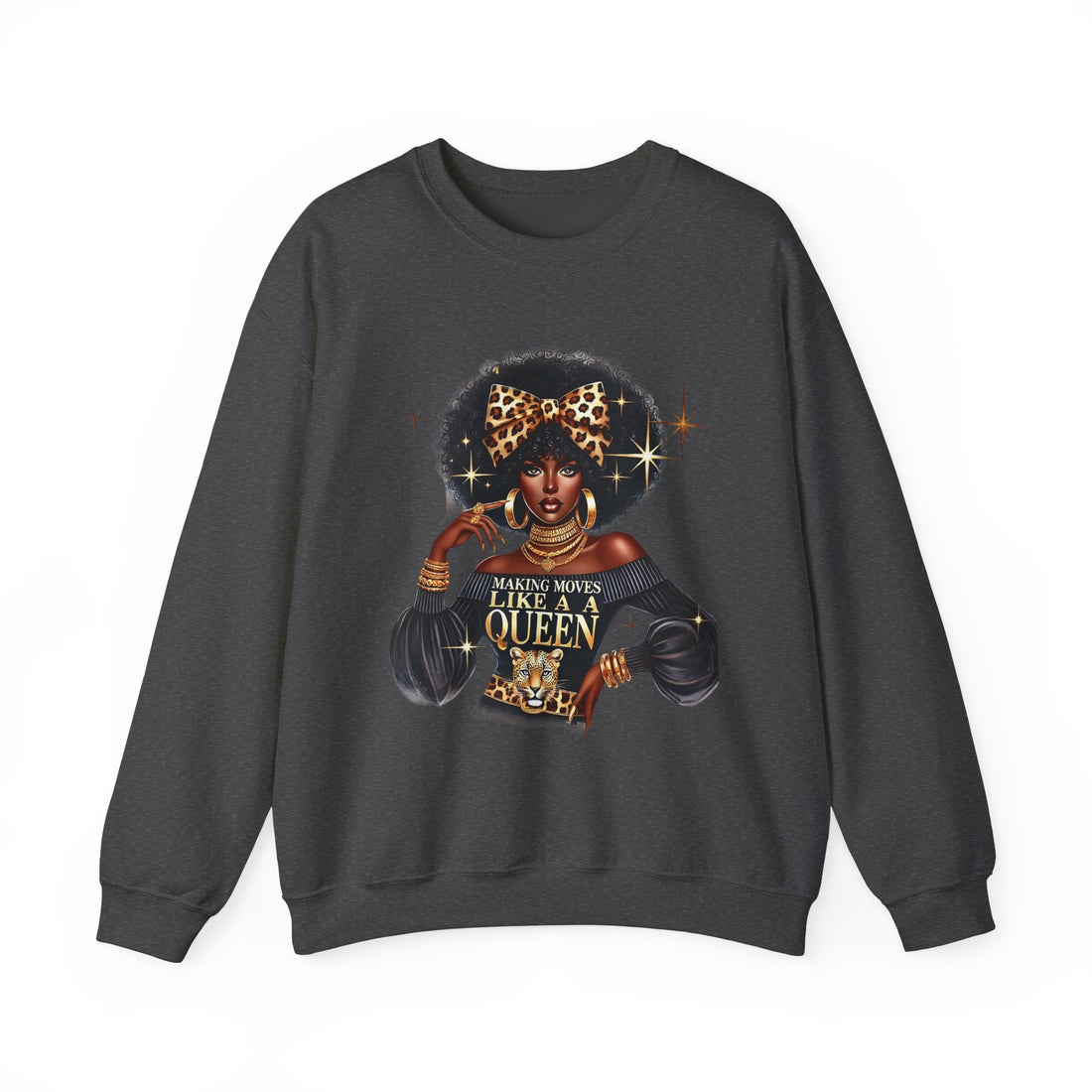 Making Moves Like A Queen Unisex Heavy Blend™ Crewneck Sweatshirt