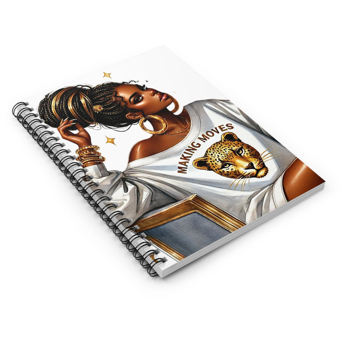 Making Moves Spiral Notebook - Inspirational Journal for Women