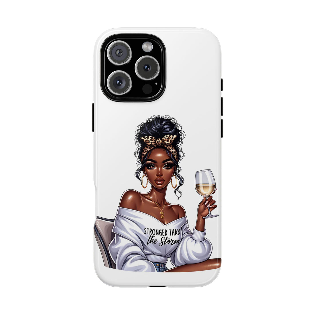 Stronger Than The Storm Phone Case – Chic Strong Woman Design