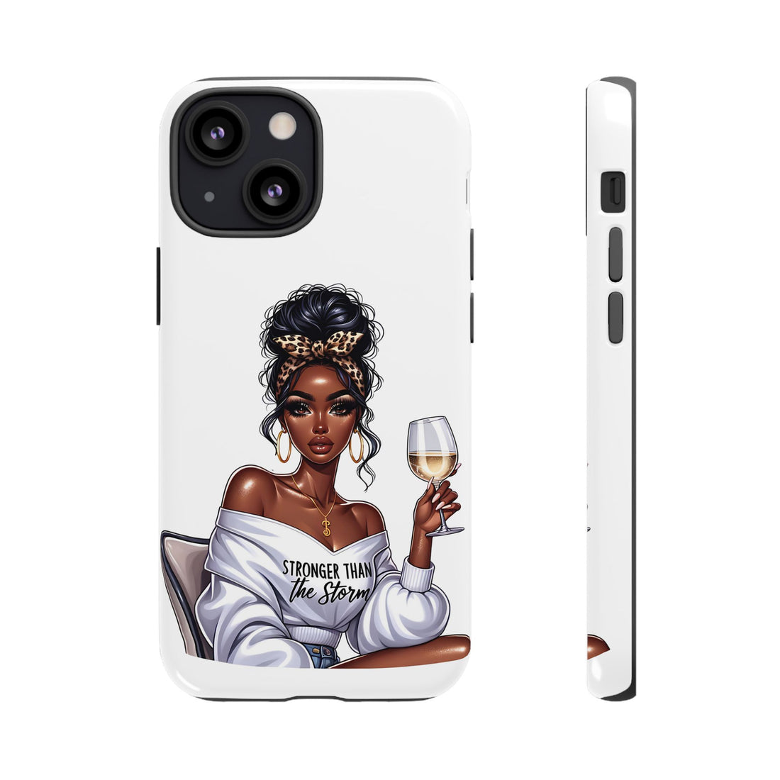 Stronger Than The Storm Phone Case – Chic Strong Woman Design