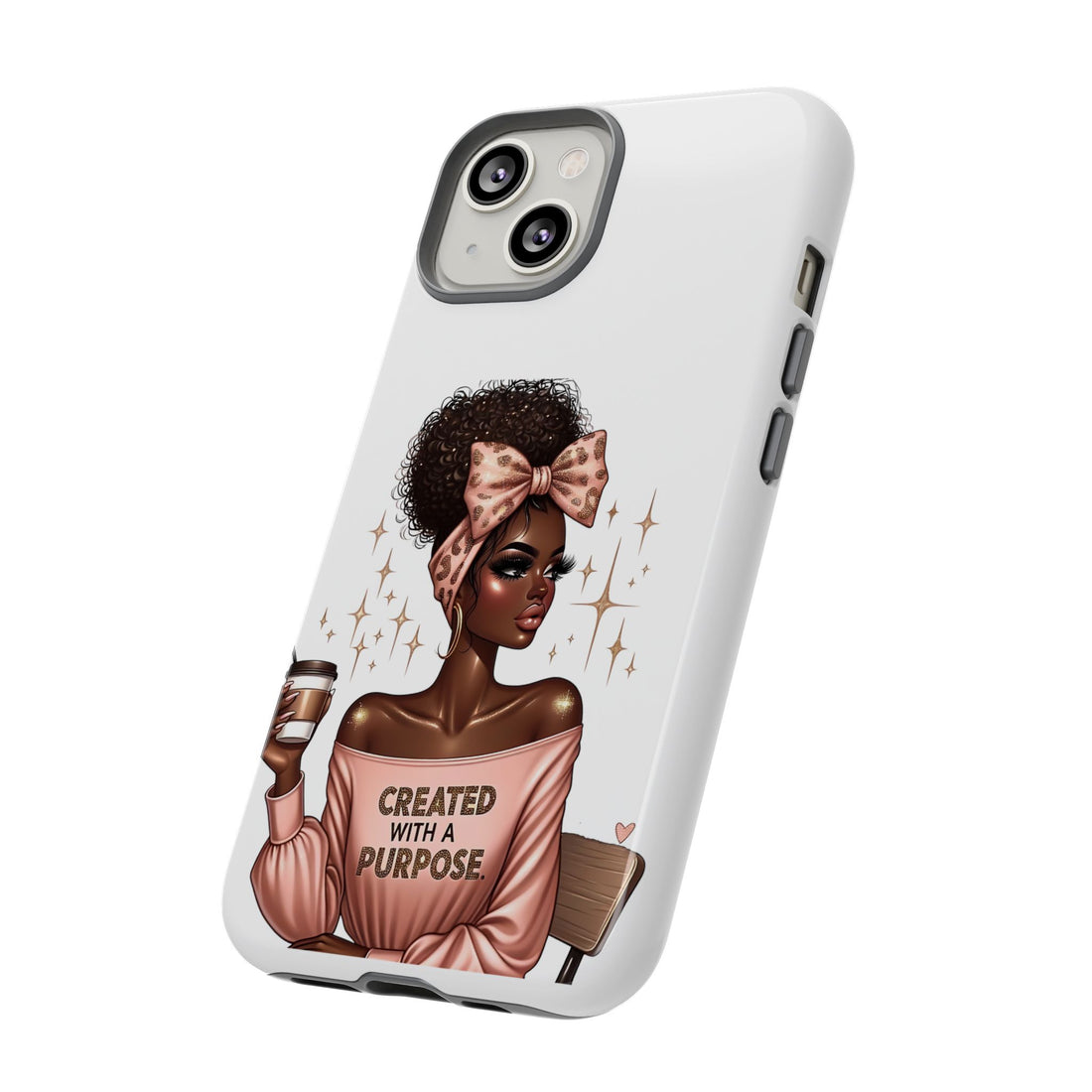 Created With A Purpose Phone Case – Chic Strong Woman Design