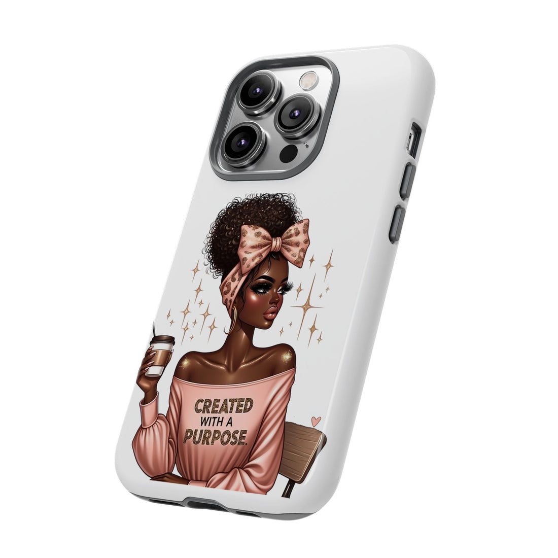 Created With A Purpose Phone Case – Chic Strong Woman Design