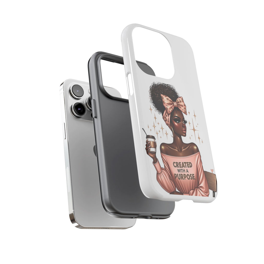 Created With A Purpose Phone Case – Chic Strong Woman Design