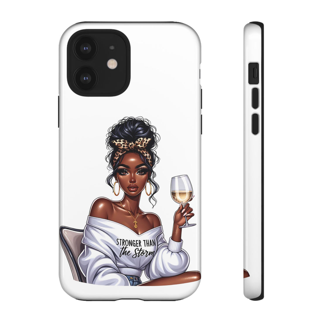 Stronger Than The Storm Phone Case – Chic Strong Woman Design