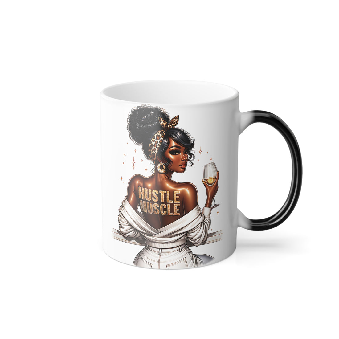 Hustle Muscle Elegant Color Morphing Mug