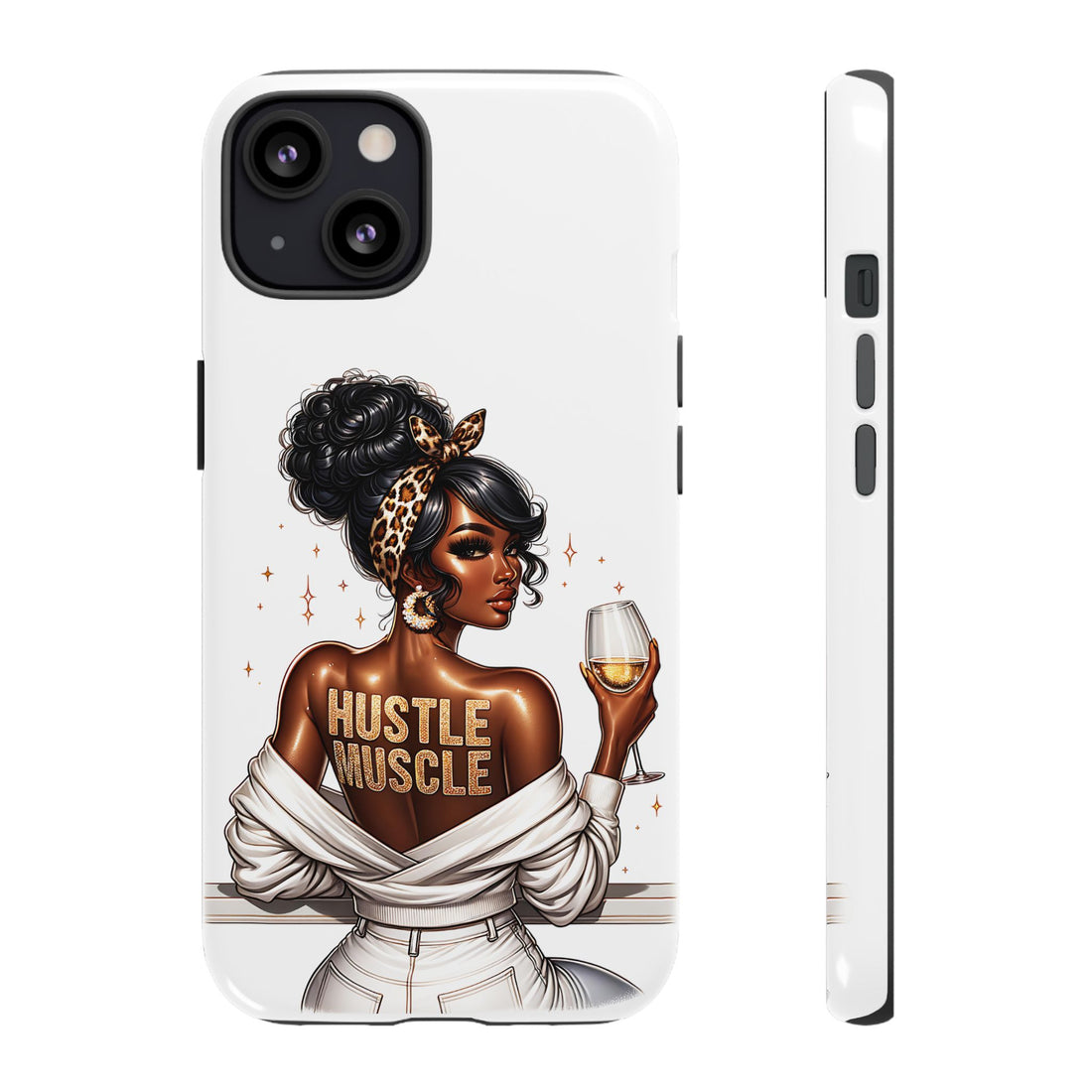 Hustle Muscle Phone Case – Chic Strong Woman Design