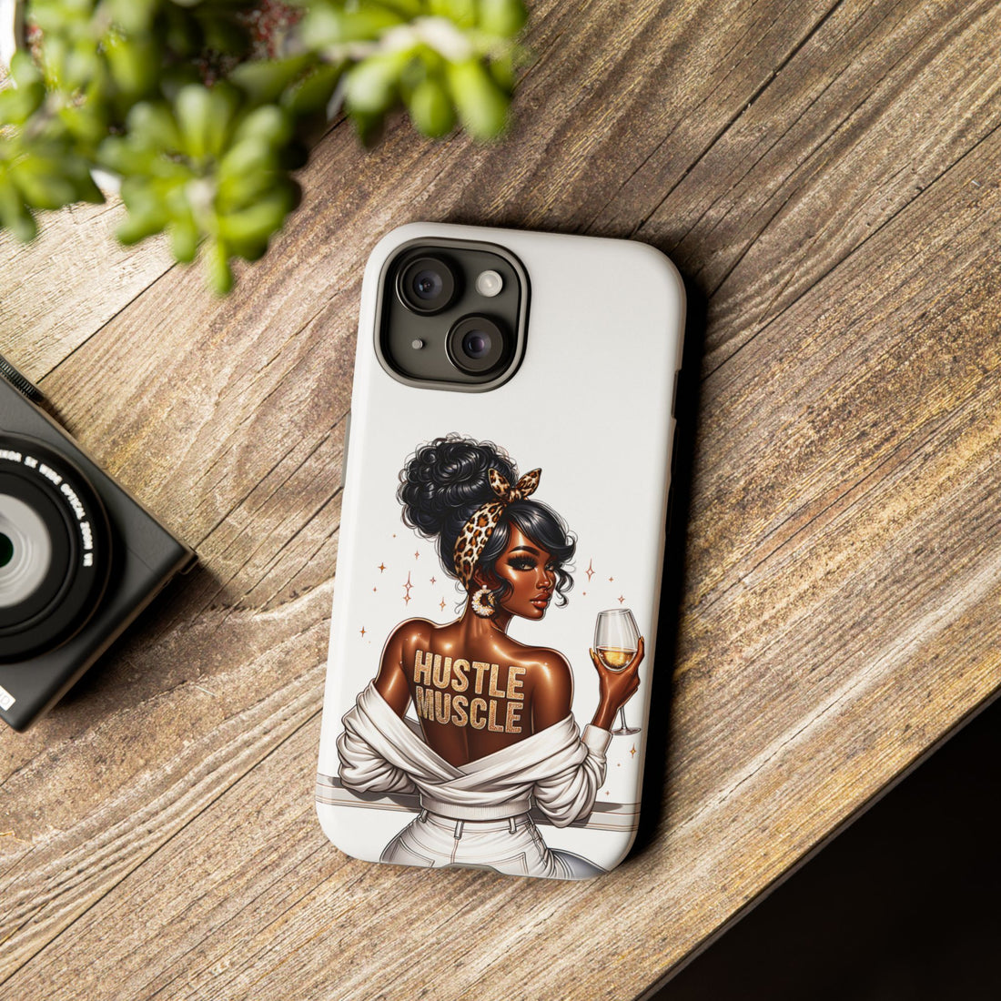 Hustle Muscle Phone Case – Chic Strong Woman Design