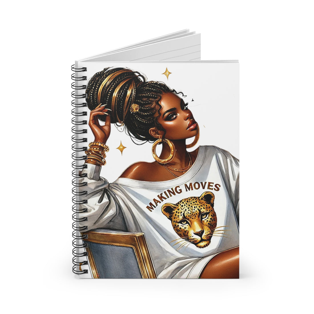 Making Moves Spiral Notebook - Inspirational Journal for Women