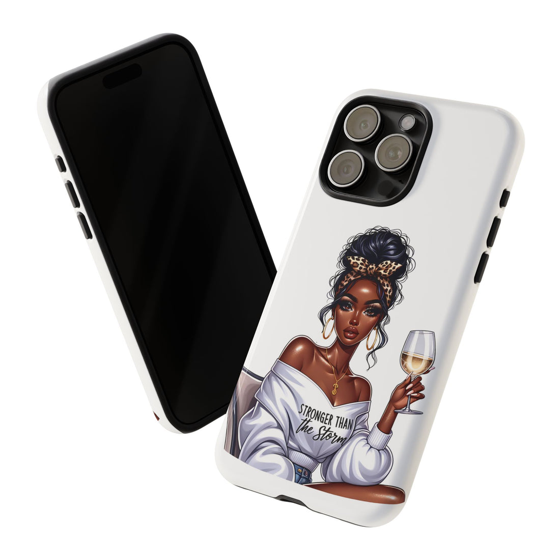 Stronger Than The Storm Phone Case – Chic Strong Woman Design