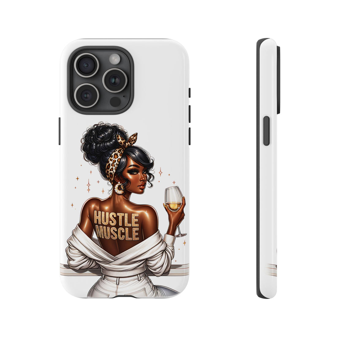 Hustle Muscle Phone Case – Chic Strong Woman Design