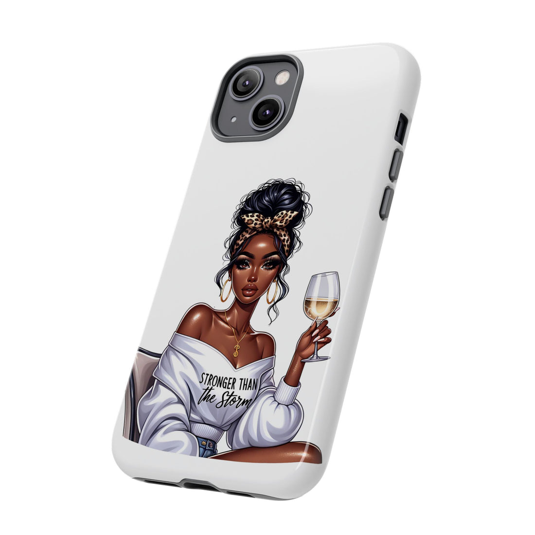 Stronger Than The Storm Phone Case – Chic Strong Woman Design