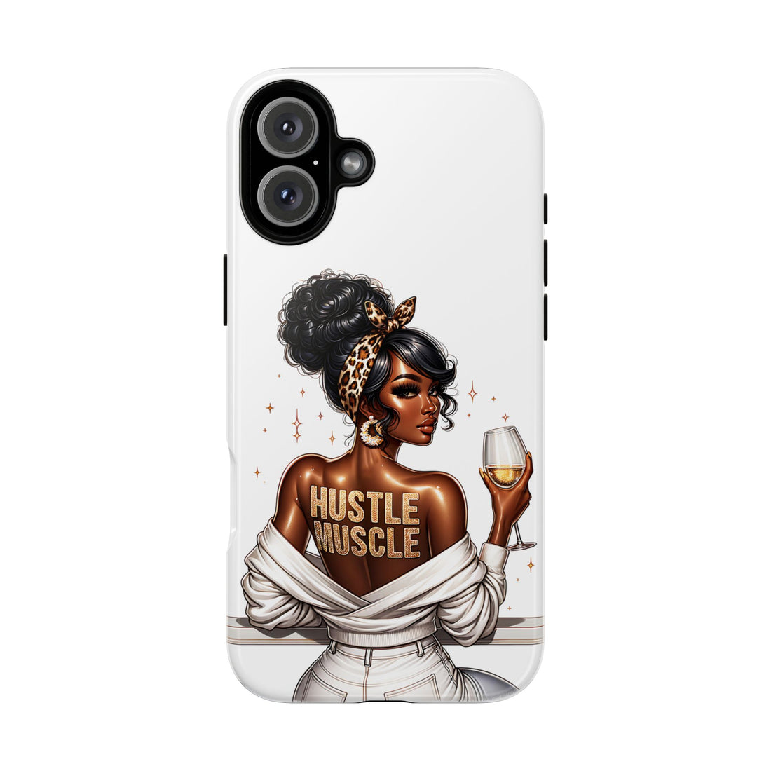 Hustle Muscle Phone Case – Chic Strong Woman Design