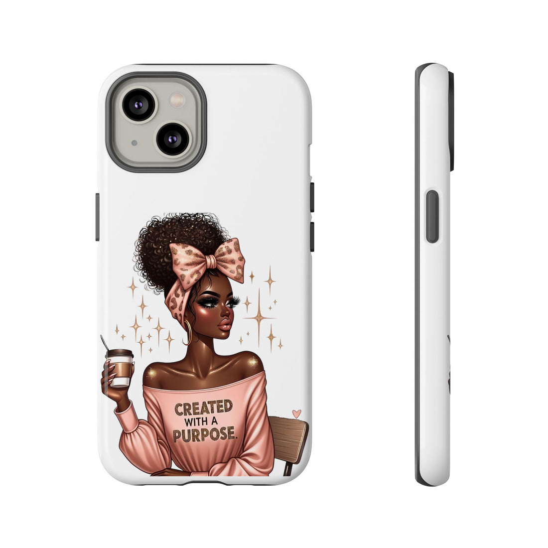 Created With A Purpose Phone Case – Chic Strong Woman Design