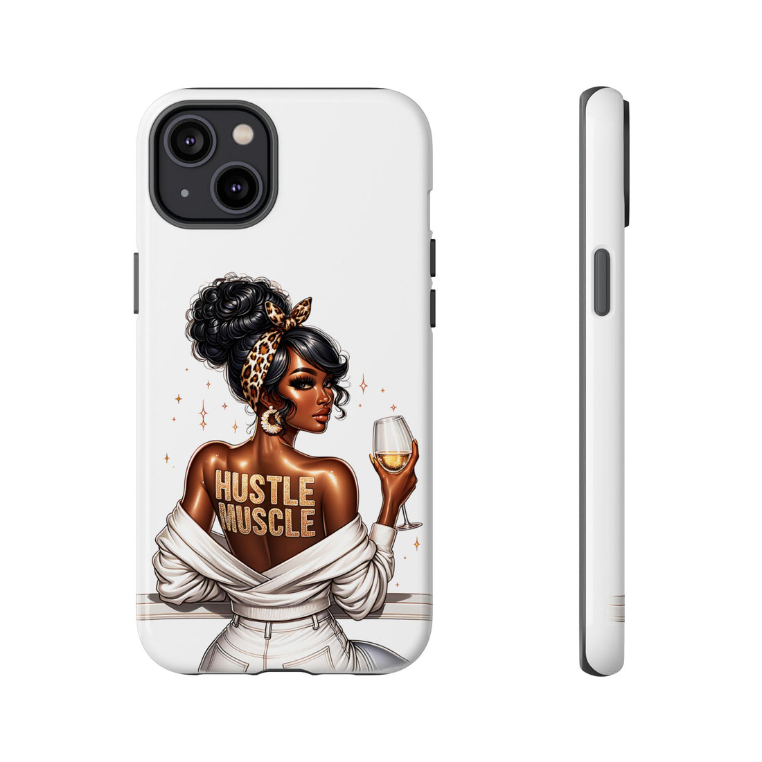 Hustle Muscle Phone Case – Chic Strong Woman Design