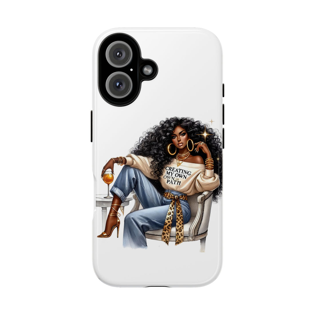 Creating My Own Path Phone Case – Chic Strong Woman Design