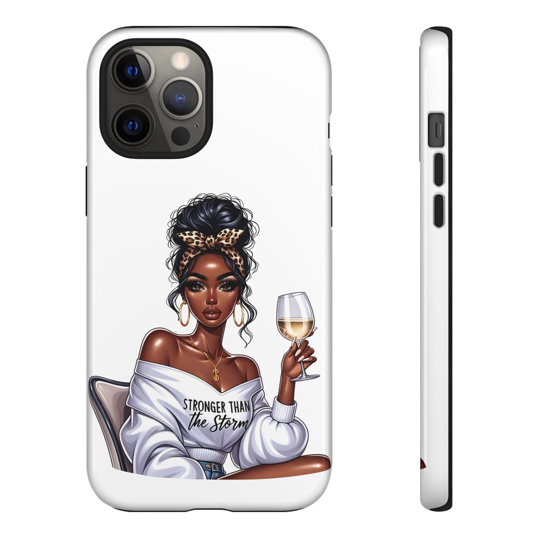 Stronger Than The Storm Phone Case – Chic Strong Woman Design