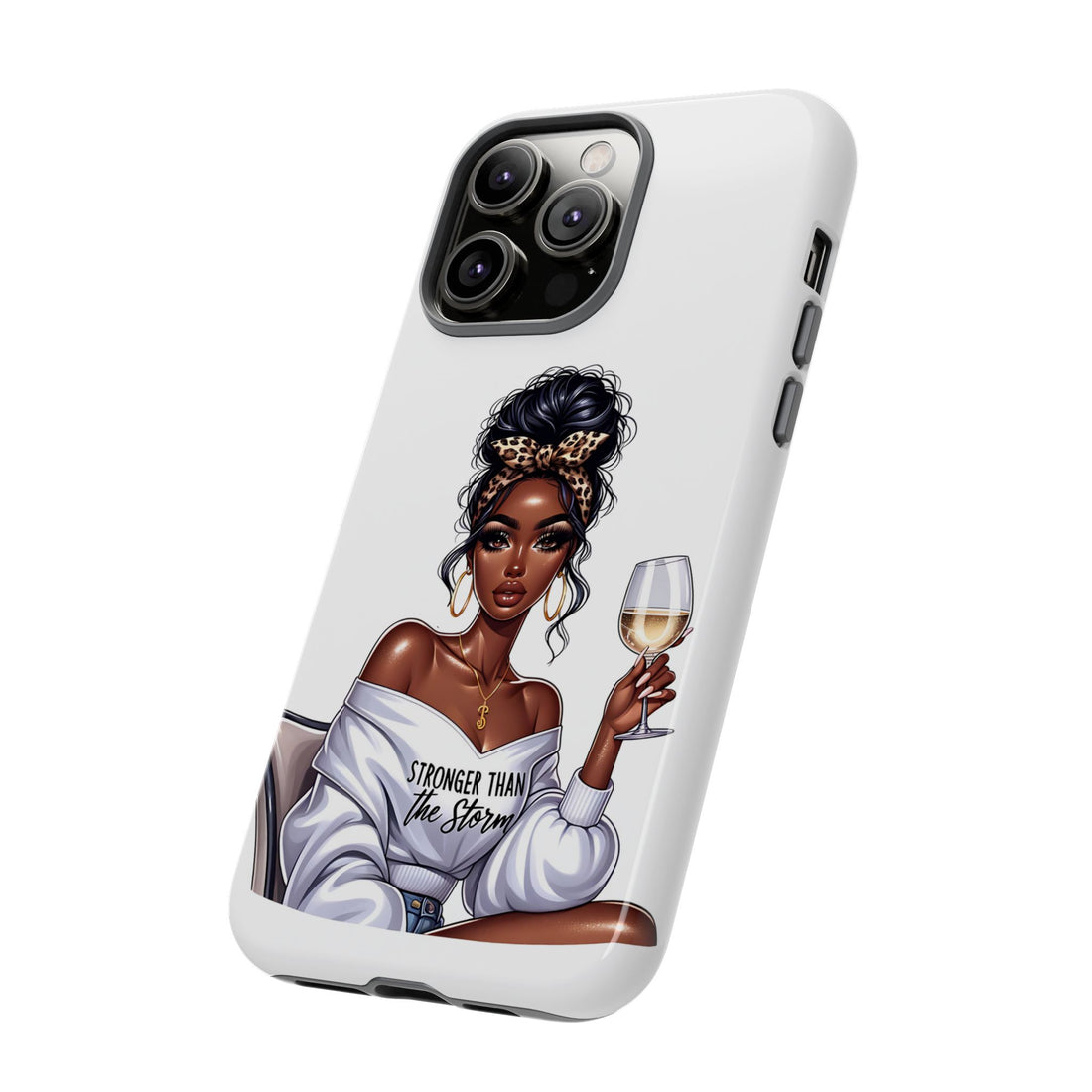 Stronger Than The Storm Phone Case – Chic Strong Woman Design