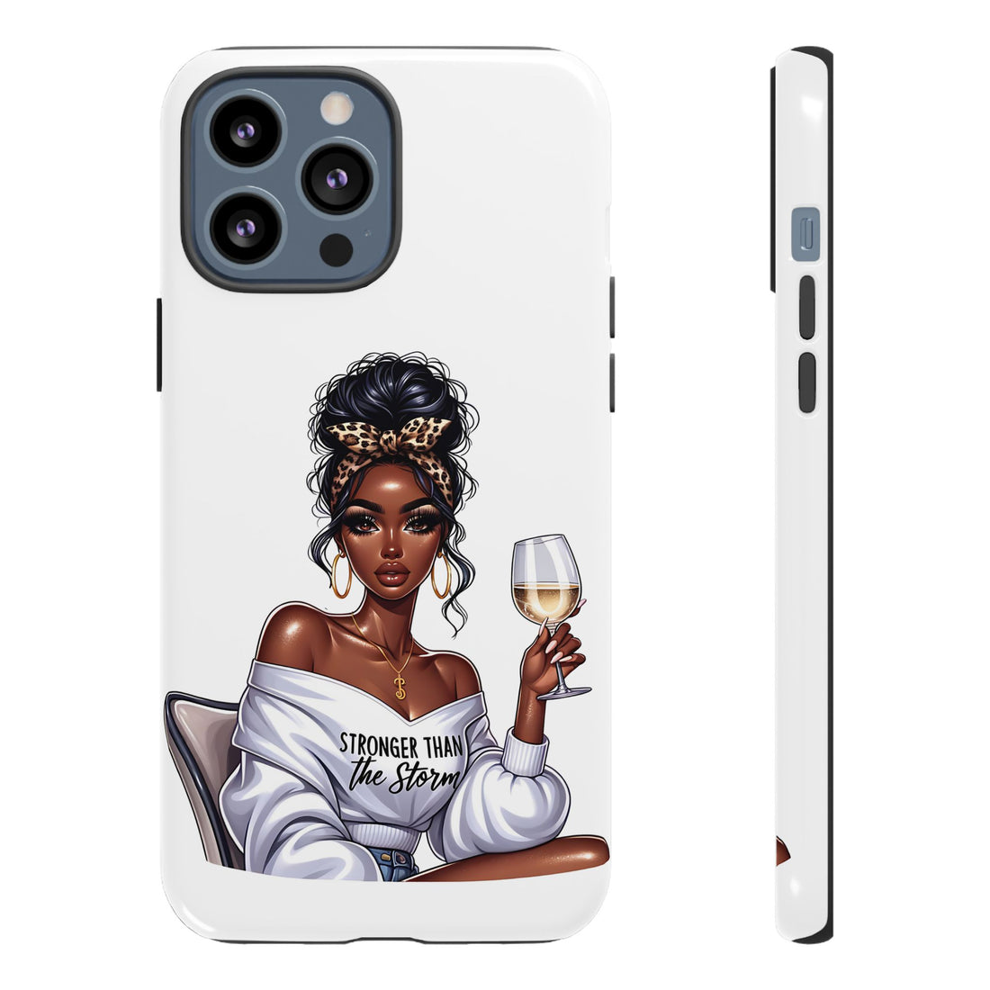 Stronger Than The Storm Phone Case – Chic Strong Woman Design