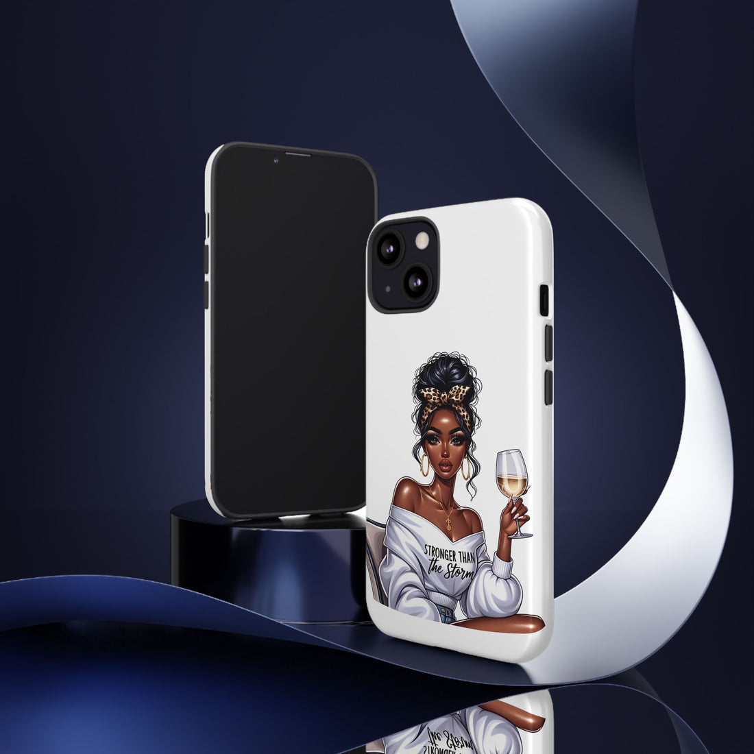 Stronger Than The Storm Phone Case – Chic Strong Woman Design