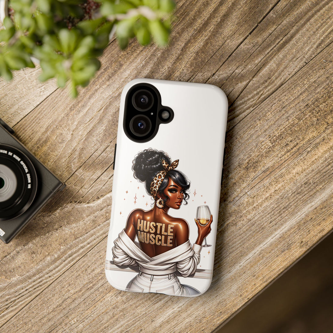 Hustle Muscle Phone Case – Chic Strong Woman Design