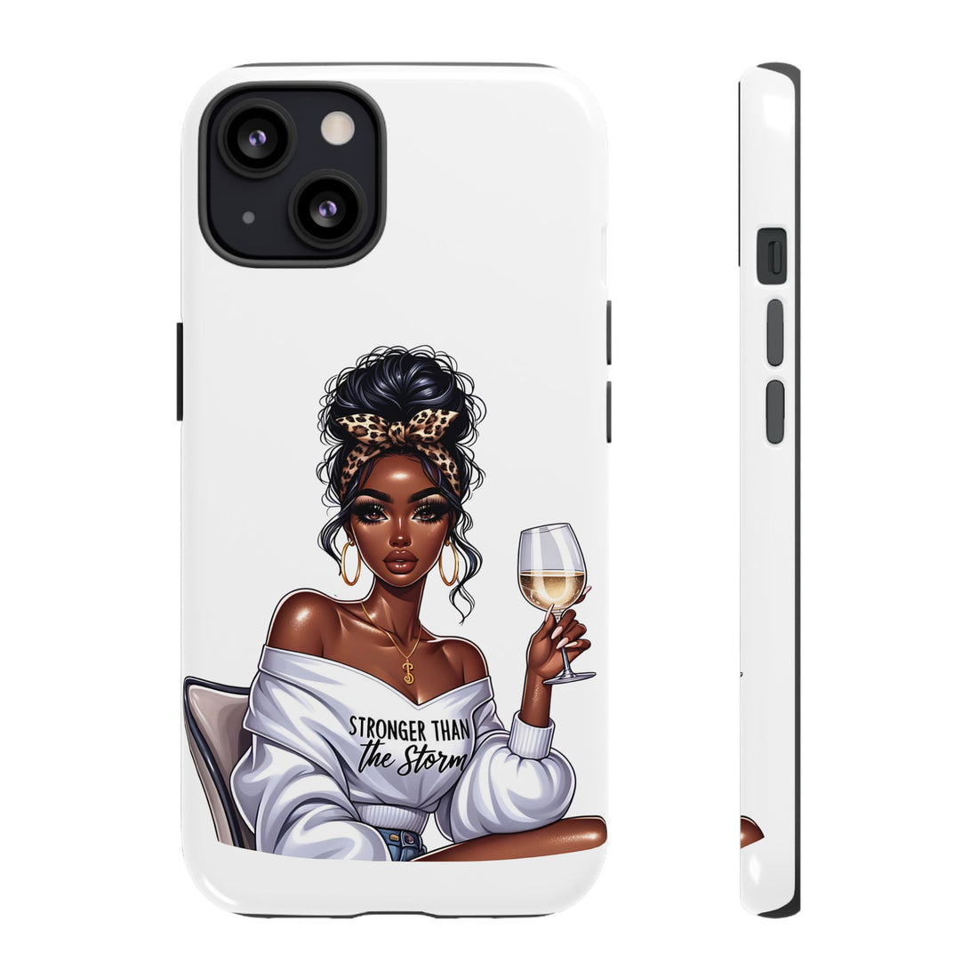 Stronger Than The Storm Phone Case – Chic Strong Woman Design