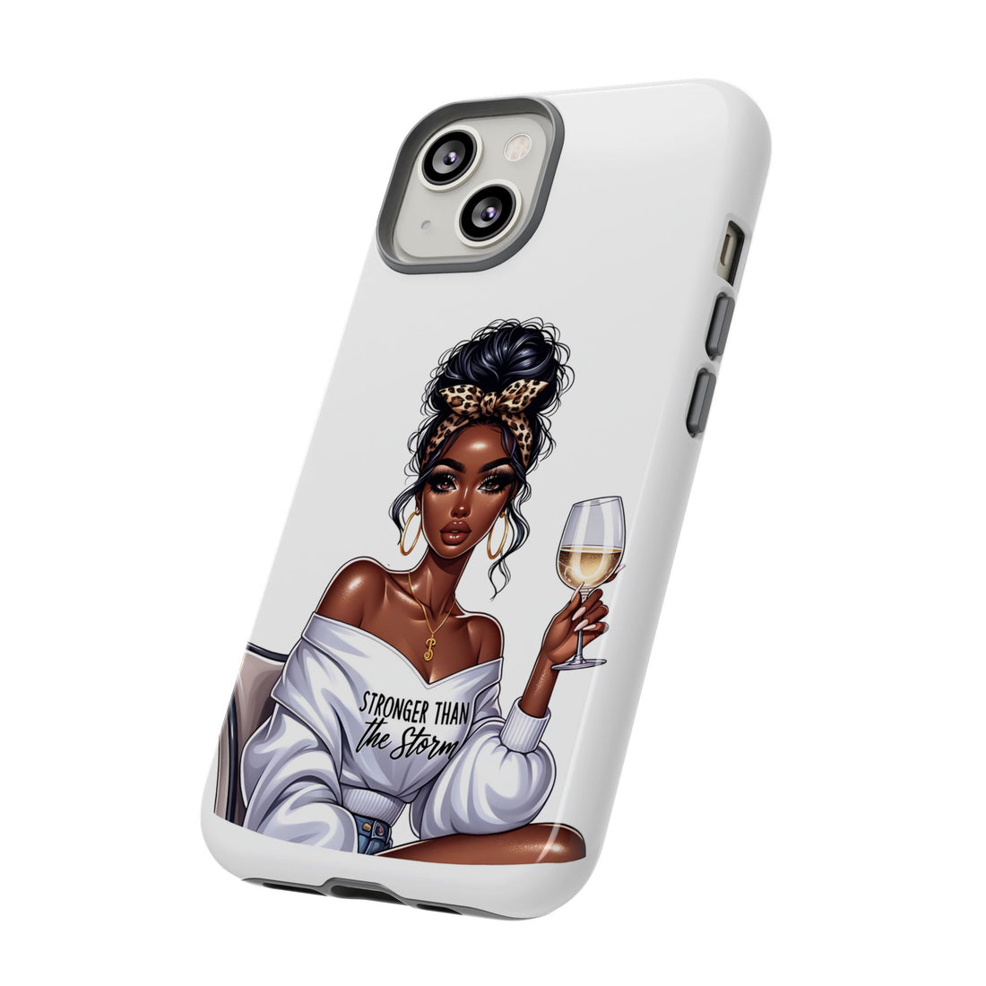 Stronger Than The Storm Phone Case – Chic Strong Woman Design