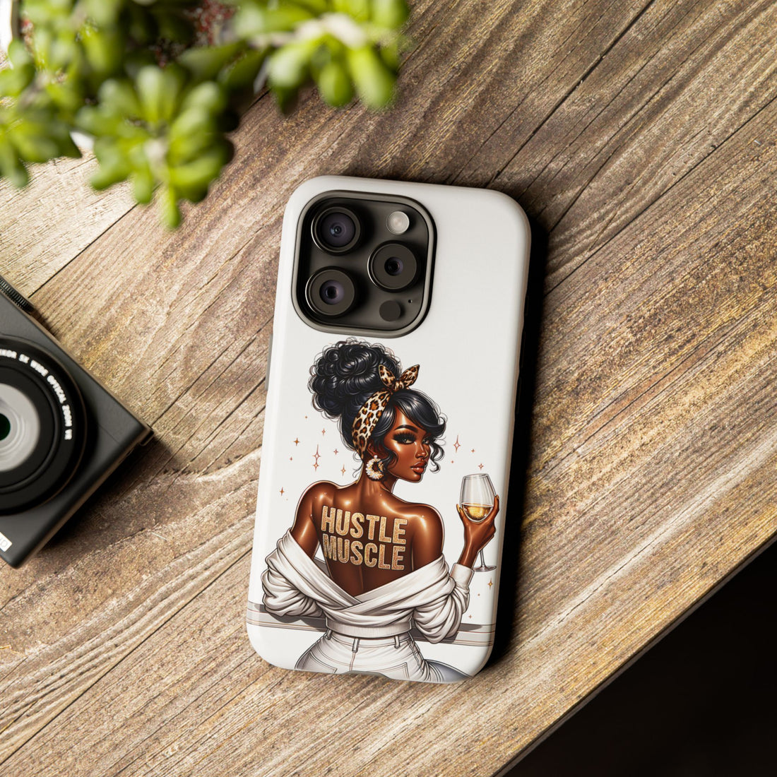 Hustle Muscle Phone Case – Chic Strong Woman Design