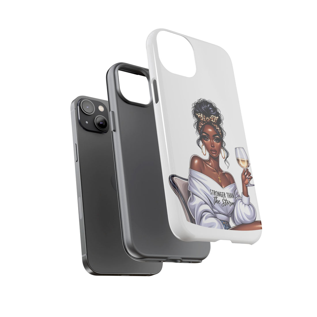 Stronger Than The Storm Phone Case – Chic Strong Woman Design