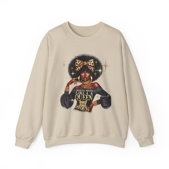 Making Moves Like A Queen Unisex Heavy Blend™ Crewneck Sweatshirt