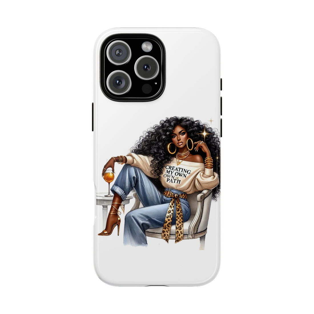 Creating My Own Path Phone Case – Chic Strong Woman Design