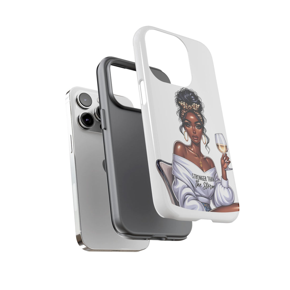 Stronger Than The Storm Phone Case – Chic Strong Woman Design