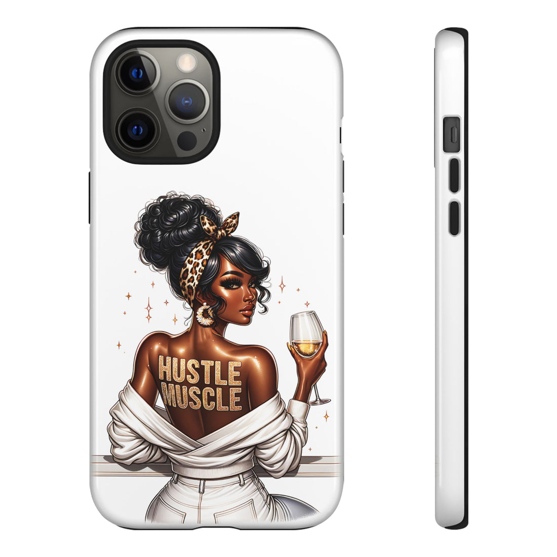 Hustle Muscle Phone Case – Chic Strong Woman Design