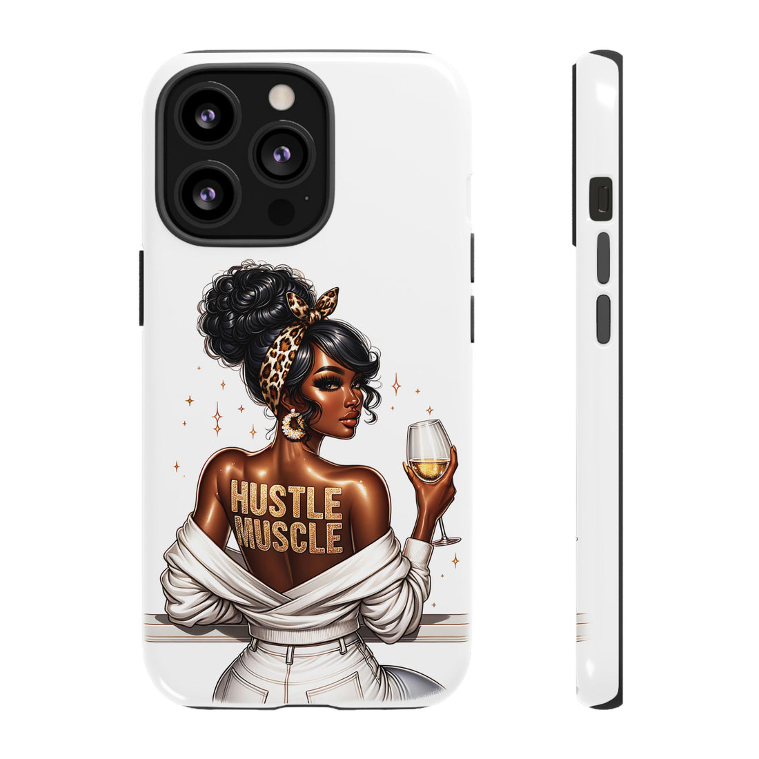 Hustle Muscle Phone Case – Chic Strong Woman Design