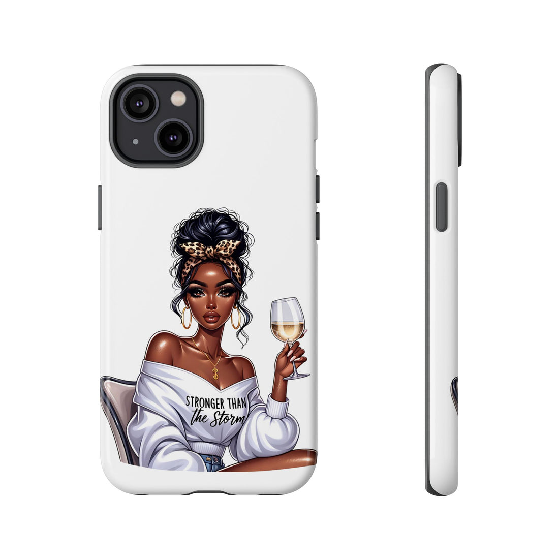 Stronger Than The Storm Phone Case – Chic Strong Woman Design