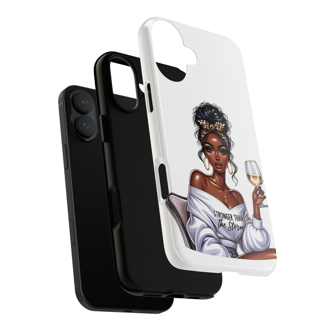 Stronger Than The Storm Phone Case – Chic Strong Woman Design