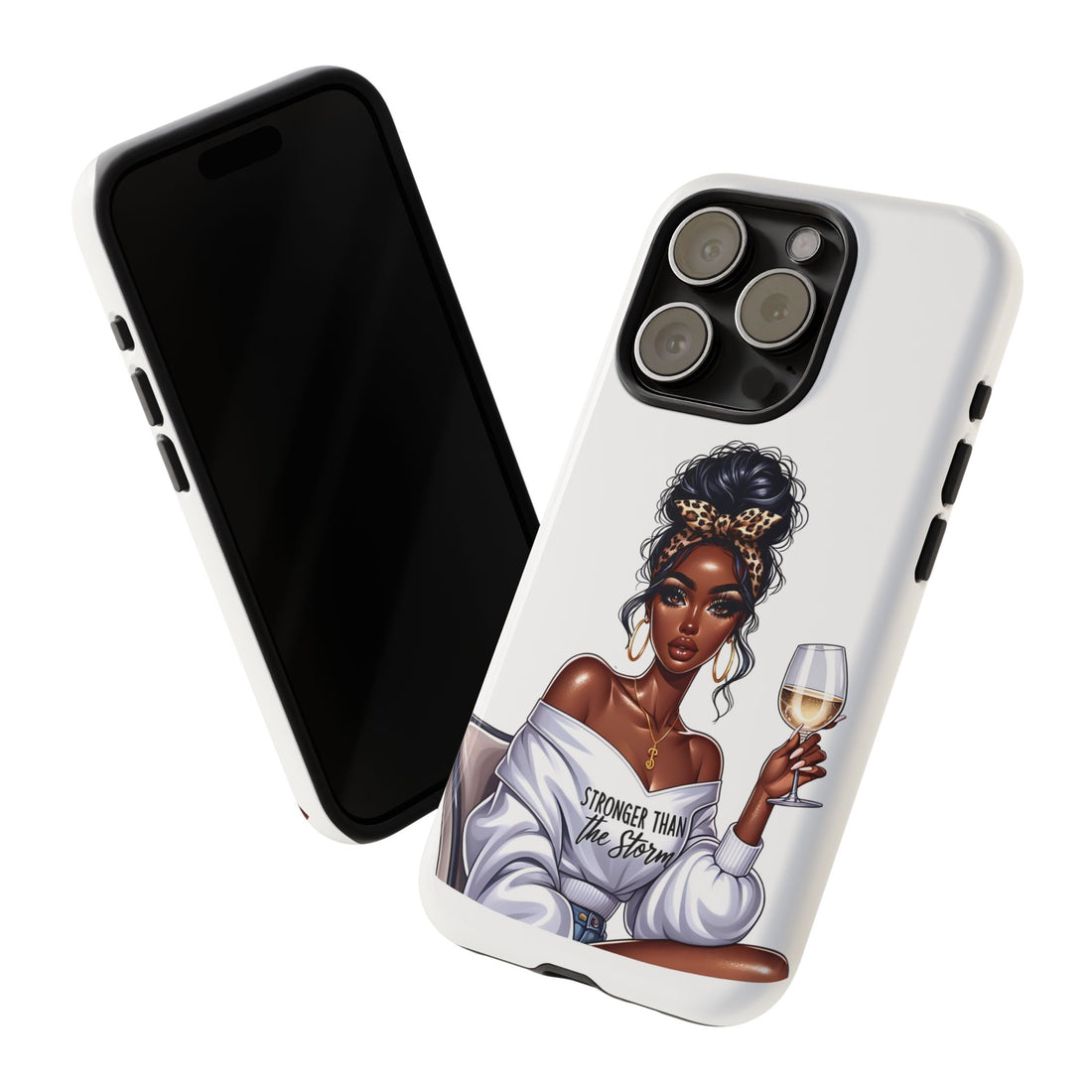 Stronger Than The Storm Phone Case – Chic Strong Woman Design