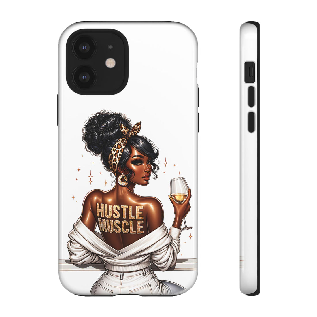 Hustle Muscle Phone Case – Chic Strong Woman Design