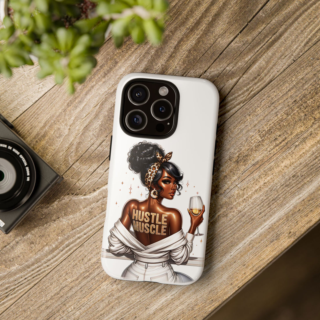 Hustle Muscle Phone Case – Chic Strong Woman Design