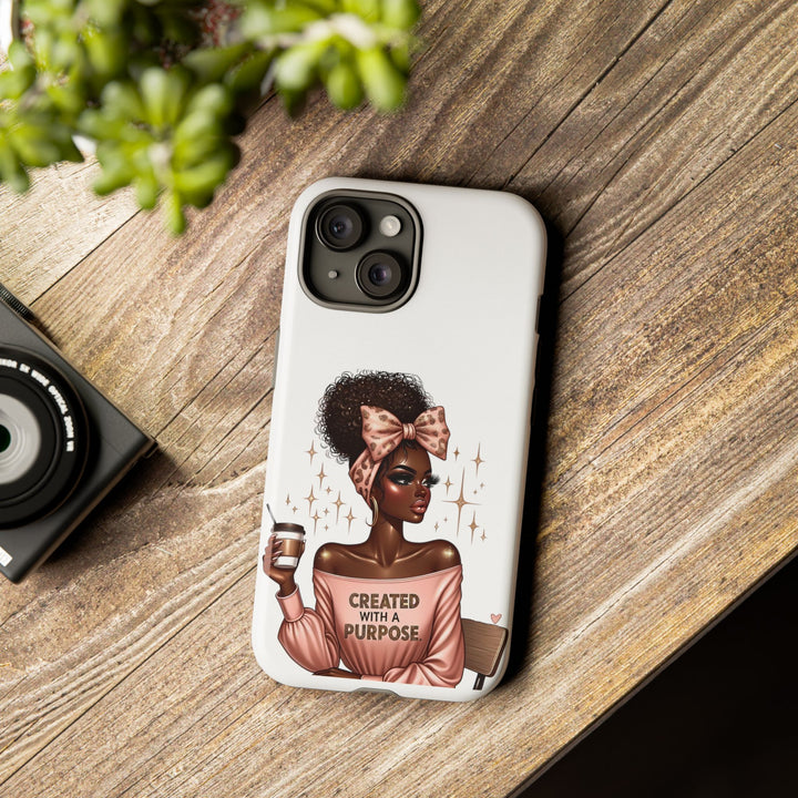 Created With A Purpose Phone Case – Chic Strong Woman Design