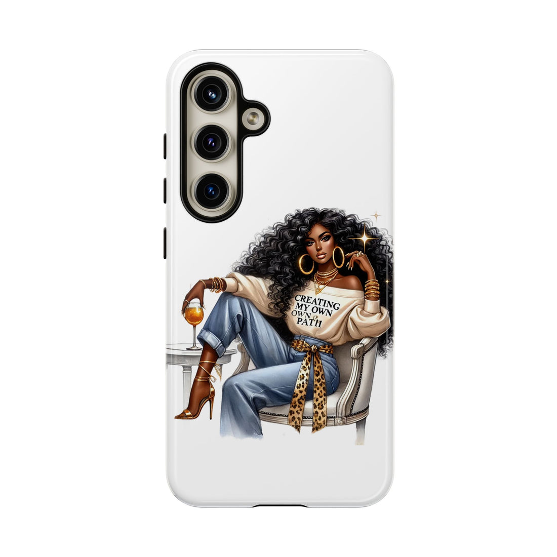 Creating My Own Path Phone Case – Chic Strong Woman Design