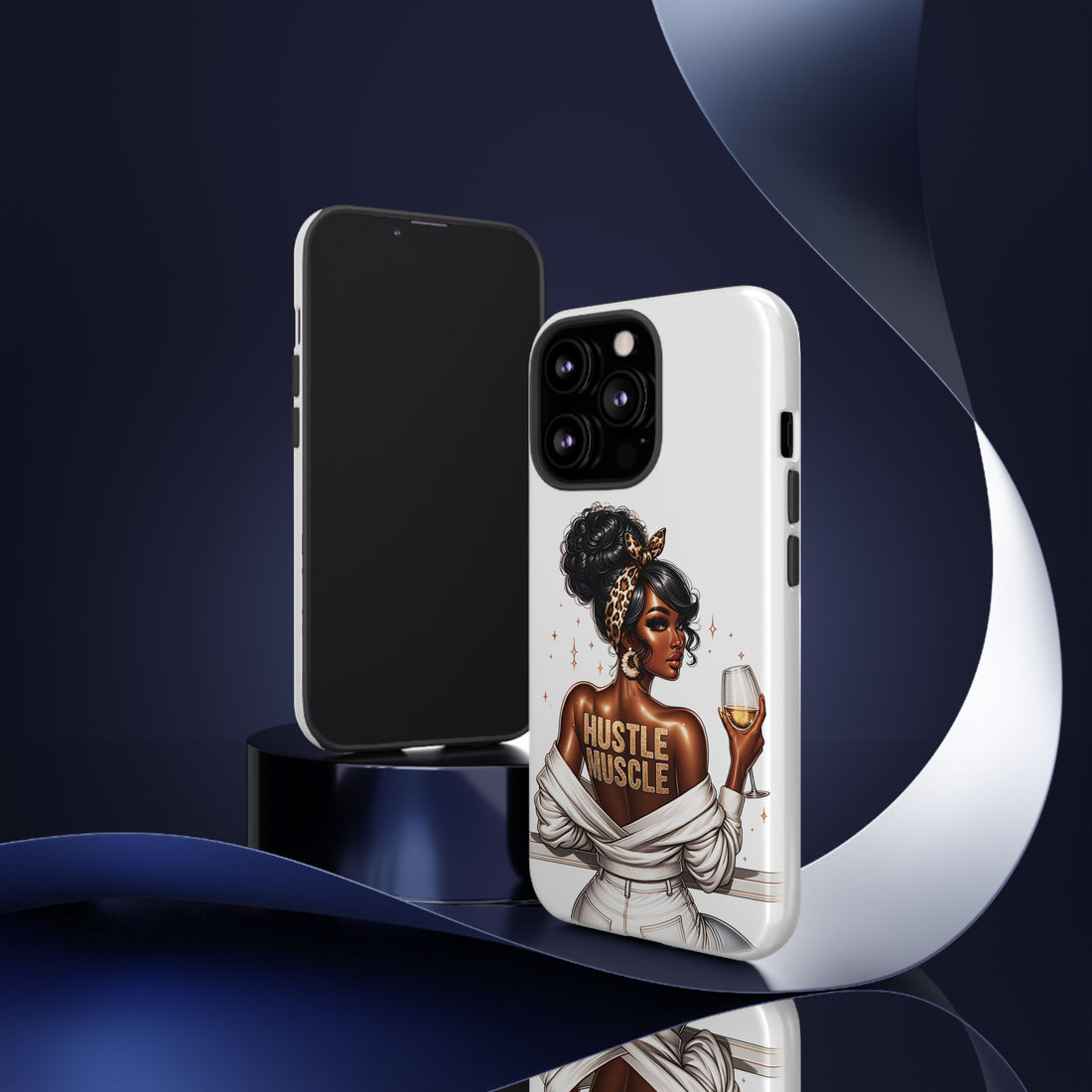 Hustle Muscle Phone Case – Chic Strong Woman Design