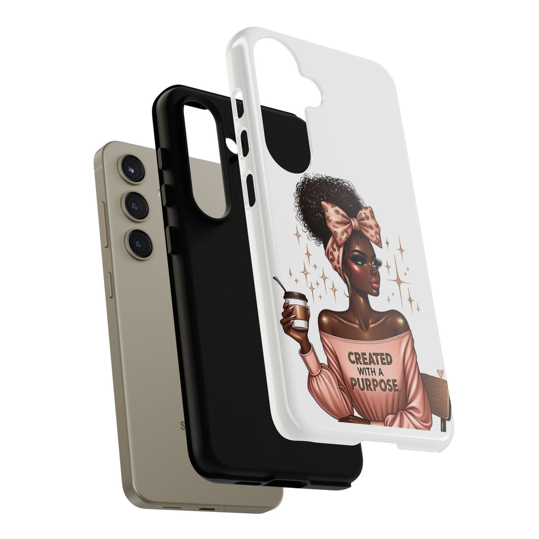 Created With A Purpose Phone Case – Chic Strong Woman Design