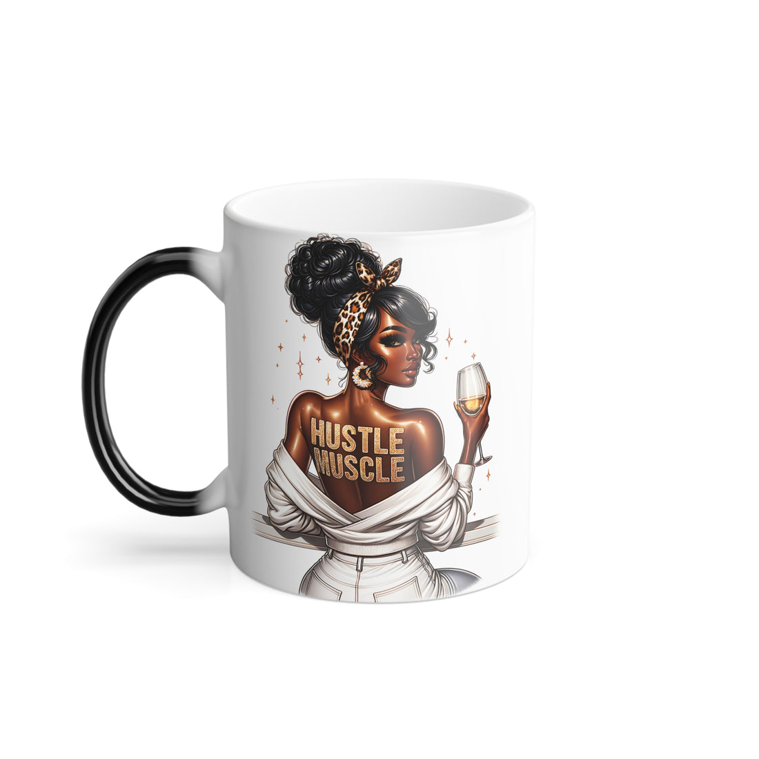 Hustle Muscle Elegant Color Morphing Mug