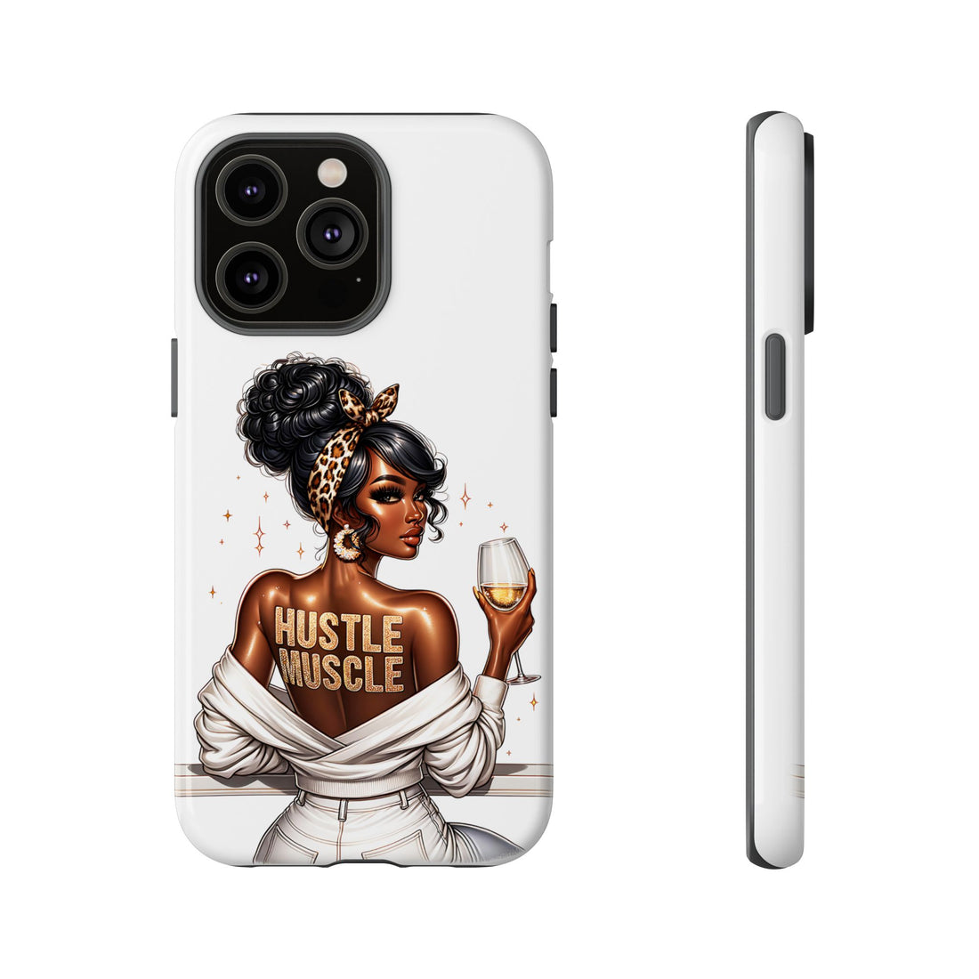 Hustle Muscle Phone Case – Chic Strong Woman Design