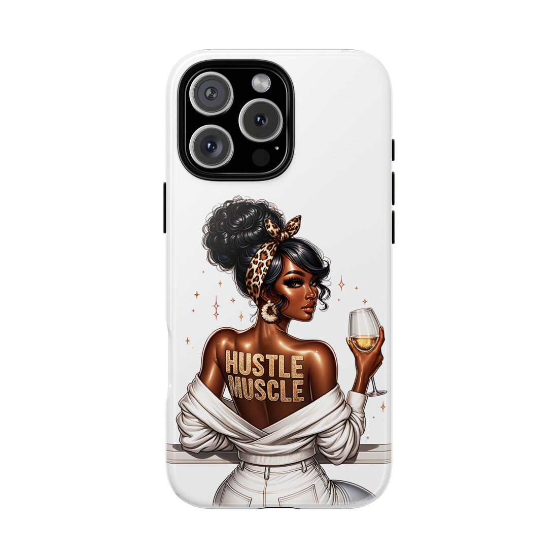 Hustle Muscle Phone Case – Chic Strong Woman Design