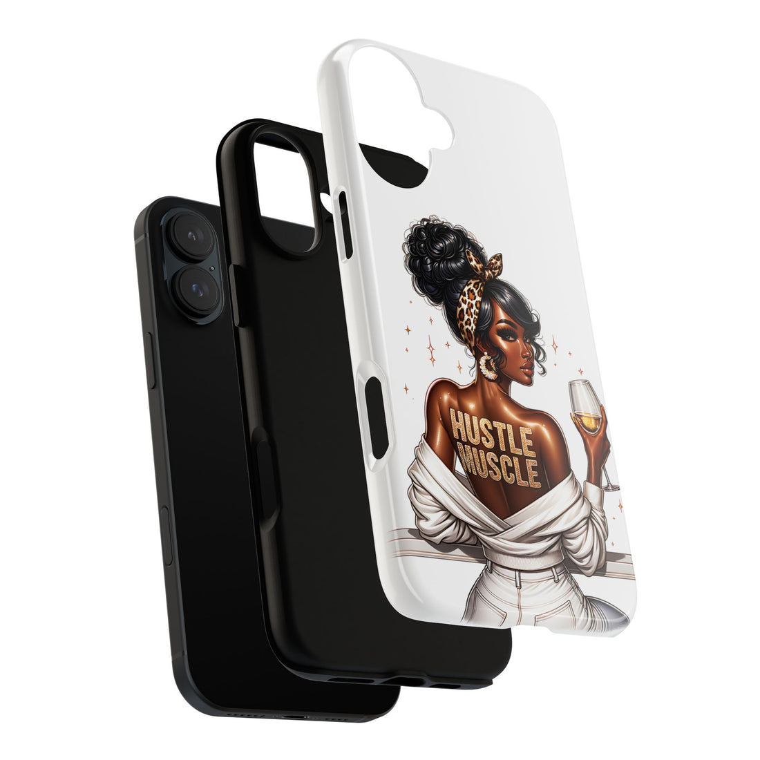 Hustle Muscle Phone Case – Chic Strong Woman Design