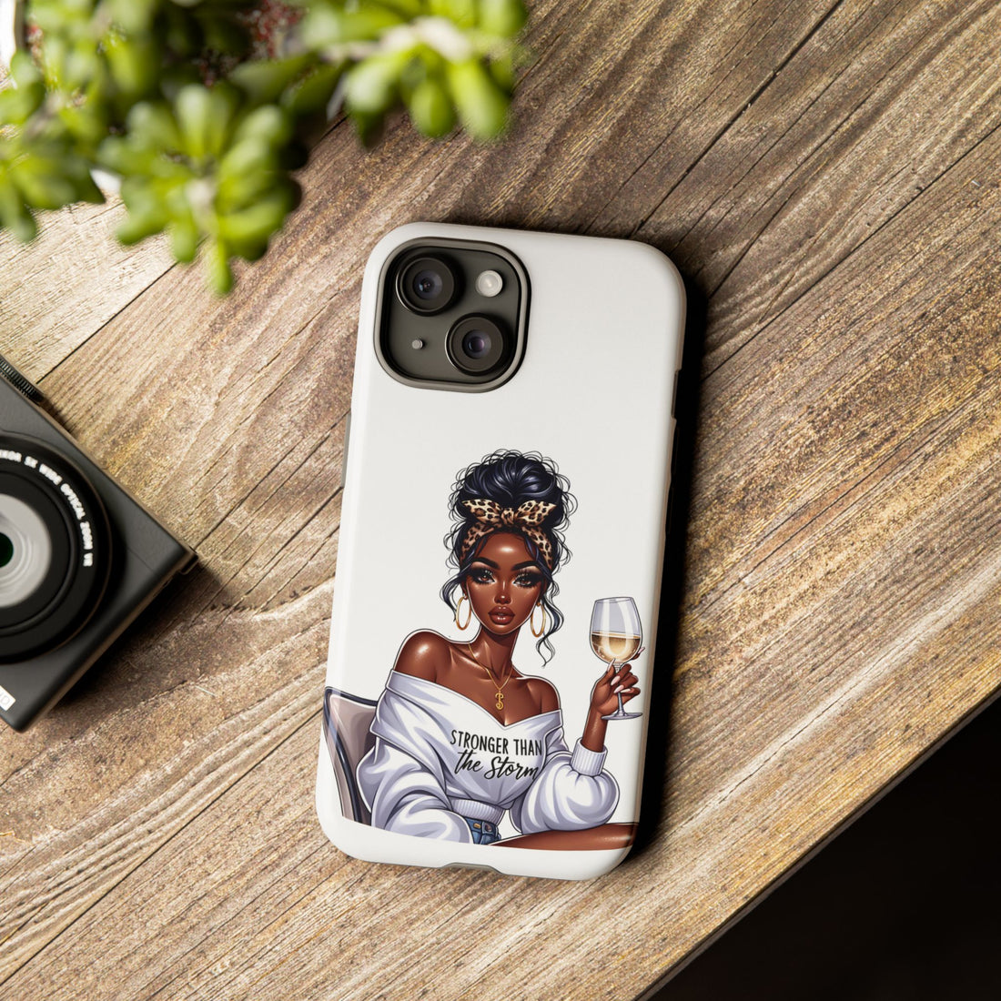 Stronger Than The Storm Phone Case – Chic Strong Woman Design