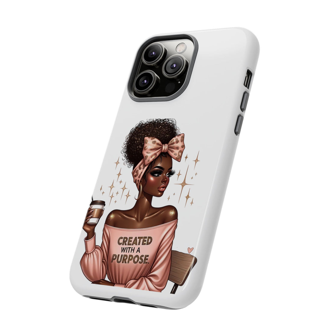 Created With A Purpose Phone Case – Chic Strong Woman Design